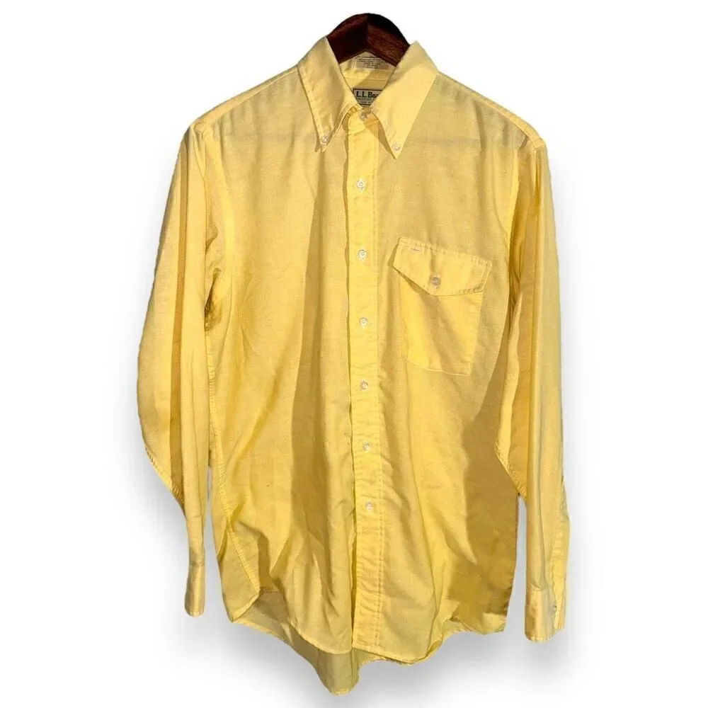 llbean dress shirts L.L. Bean Men's Shirt Large 16-33 Wrinkle Resistant Traditional Fit Add 0.5 to all Neck Sizes shown LL Bean Mens SZ XXL